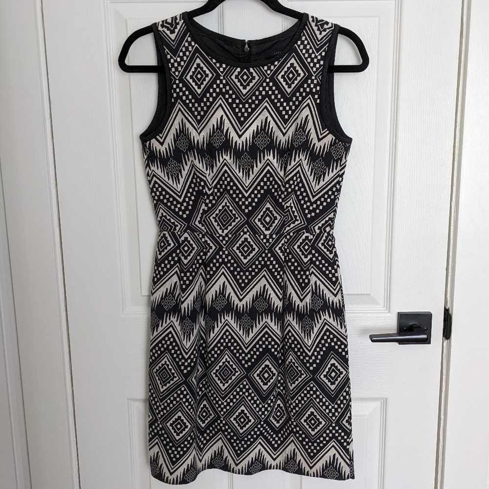 J Crew Patterned Cocktail Dress